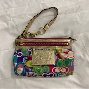 COACH MULTICOLOR WRISTLET